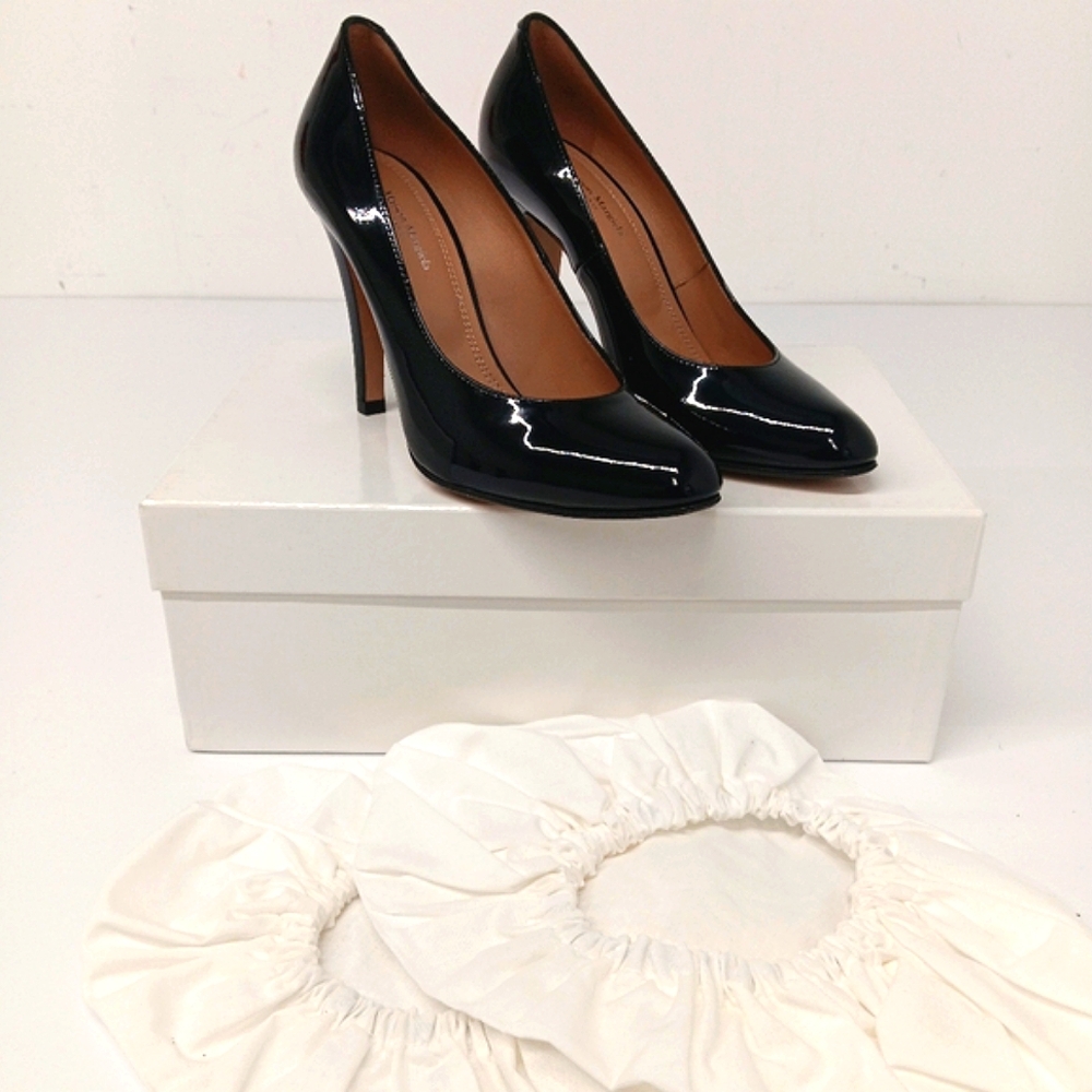Maison Margiela Women's Patent Leather Court Pumps - Black
